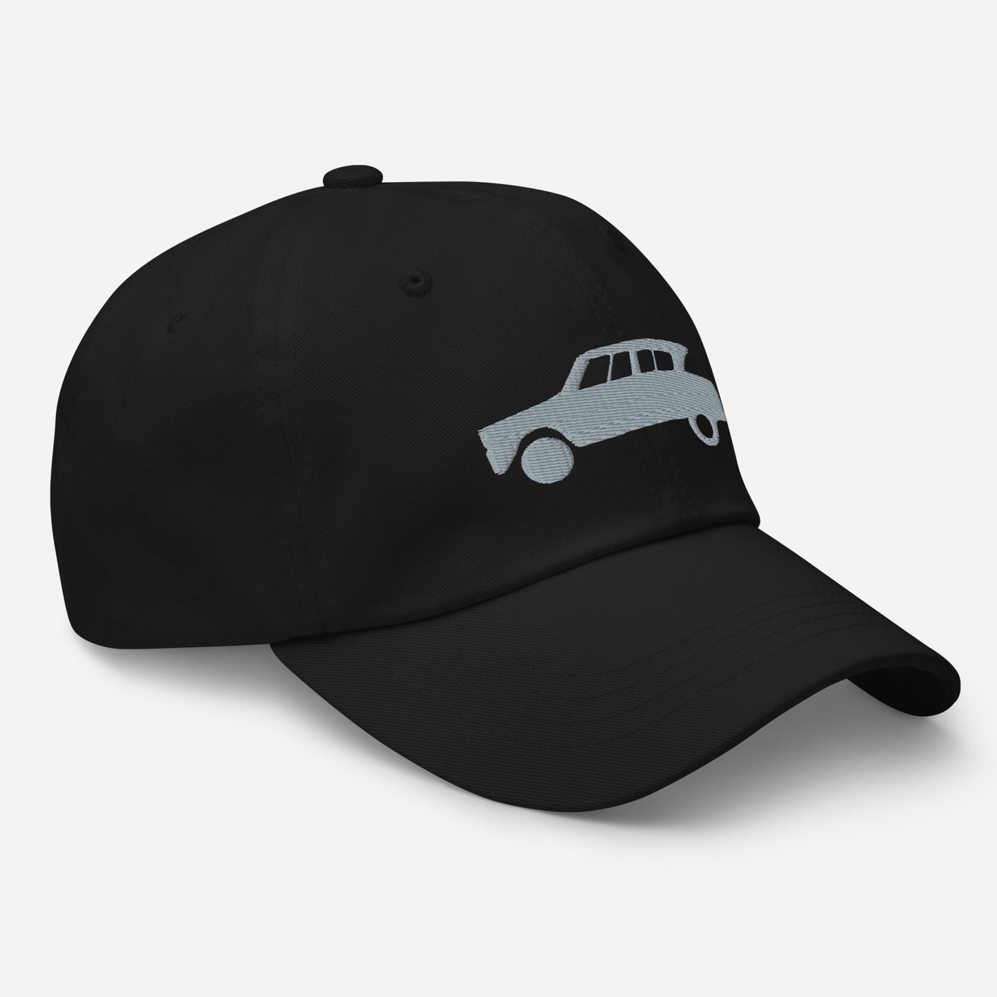 Gray 3D Puff embroidered cap (front and back) Citroën Ami6 - Black, Red, D.Gray or White