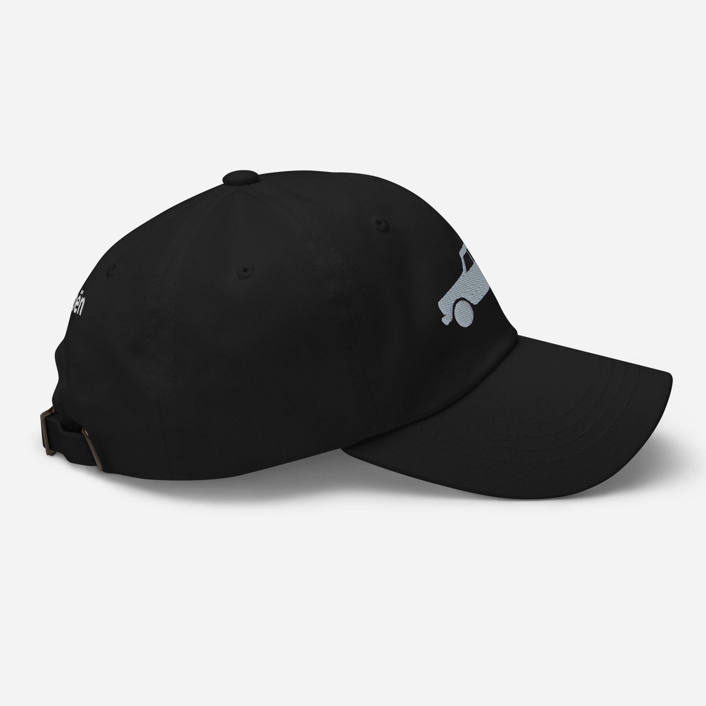 Gray 3D Puff embroidered cap (front and back) Citroën Ami8 - Black, Red, D.Gray or White