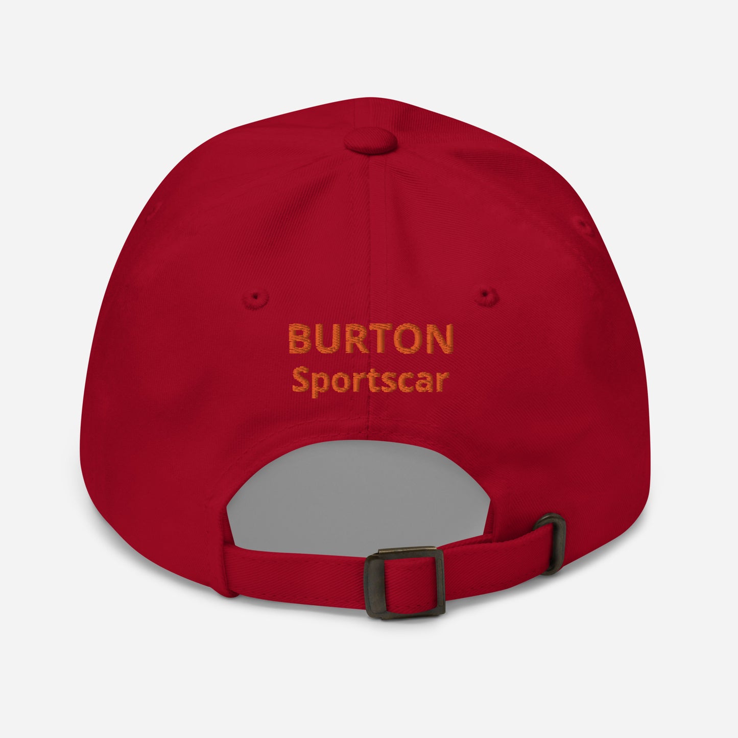 Rood 3D Puff geborduurde pet (voor en achter) Burton - Rood of Wit