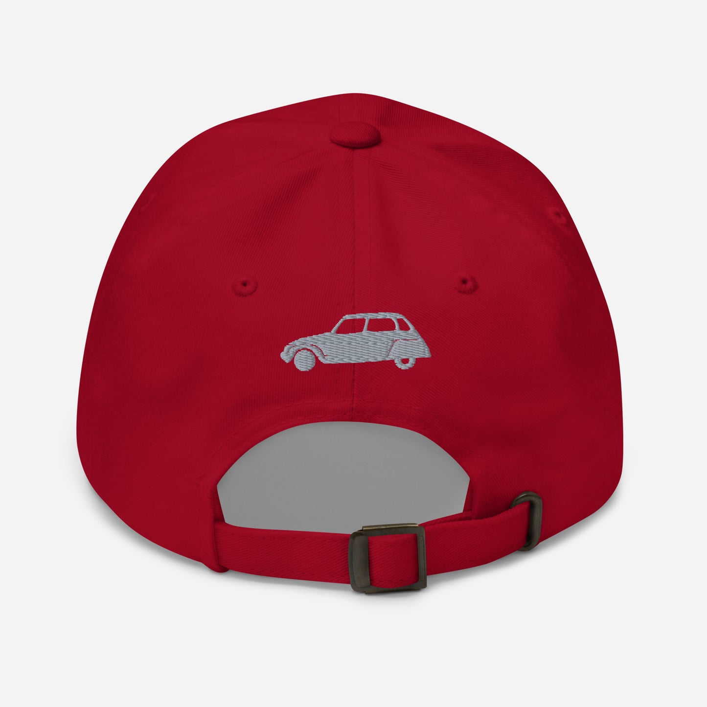 602 Embroidered (front and back) Citroën Dyane cap - Black, Navy, Red, Grey, L.Blue or White