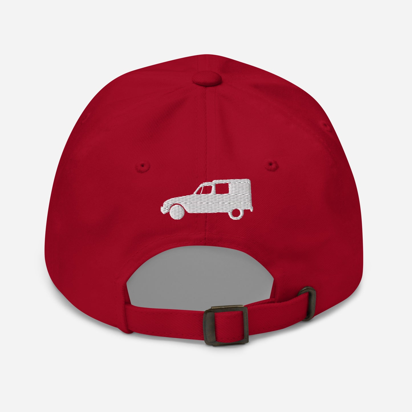 Joie de Vivre Casquette brodée avec une ACADIANE brodée au DOS disponible en Noir, Marine, Rouge, Gris, Kaki ou Blanc