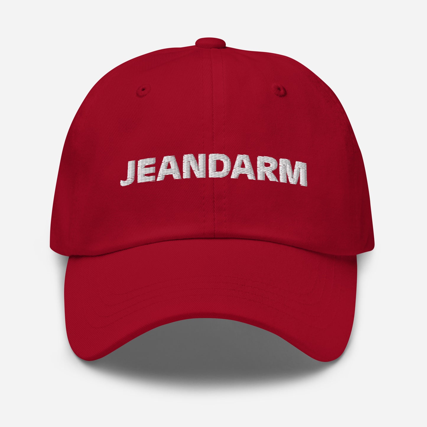 JEANDARM Geborduurde pet - Zwart, Navy, Rood, Grijs of L.Blauw