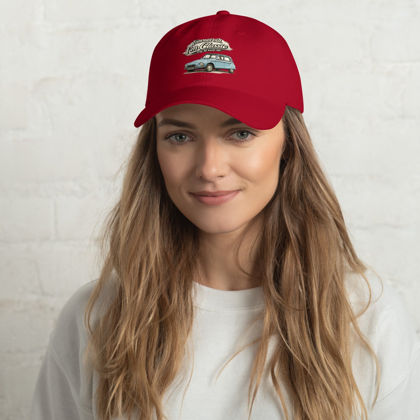 Classic Collection Dad Cap – Citroën Dyane Retro Illustration