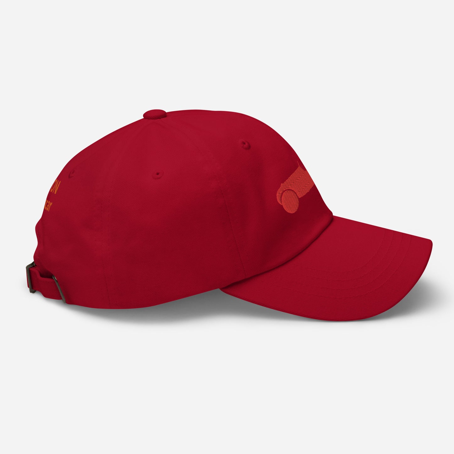 Red 3D Puff embroidered cap (front and back) Burton - Red or White