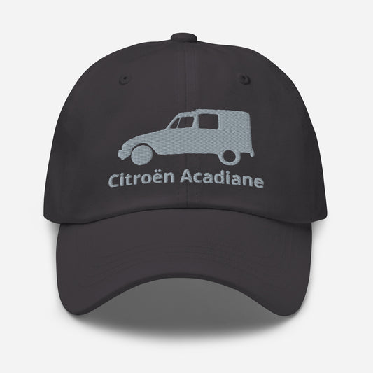 Embroidered Citroën Acadiane cap - Black, Navy, Red, Grey, L.Blue or White