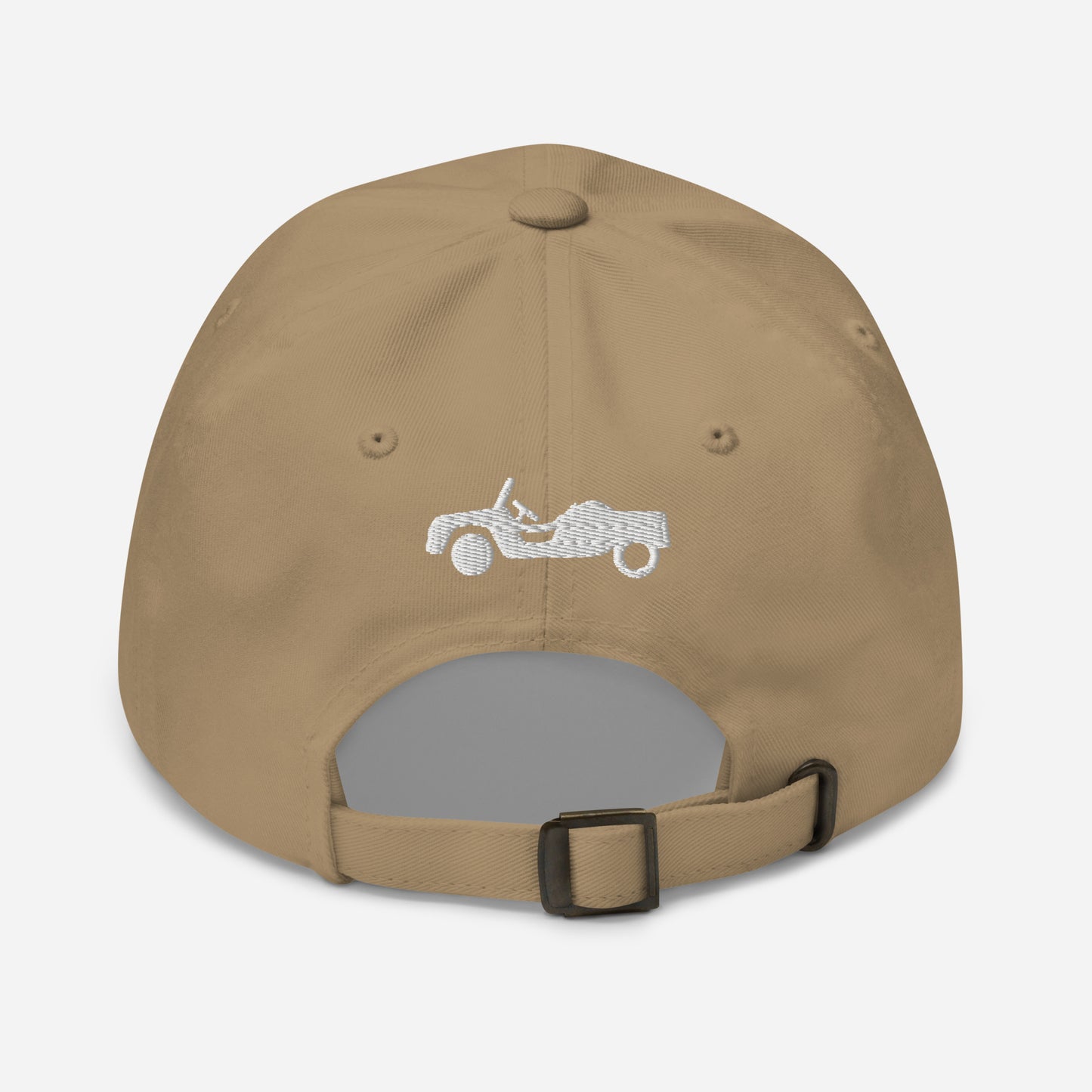 Joie de Vivre Casquette brodée avec une MEHARI brodée au DOS disponible en Noir, Marine, Rouge, Gris, Kaki ou Blanc