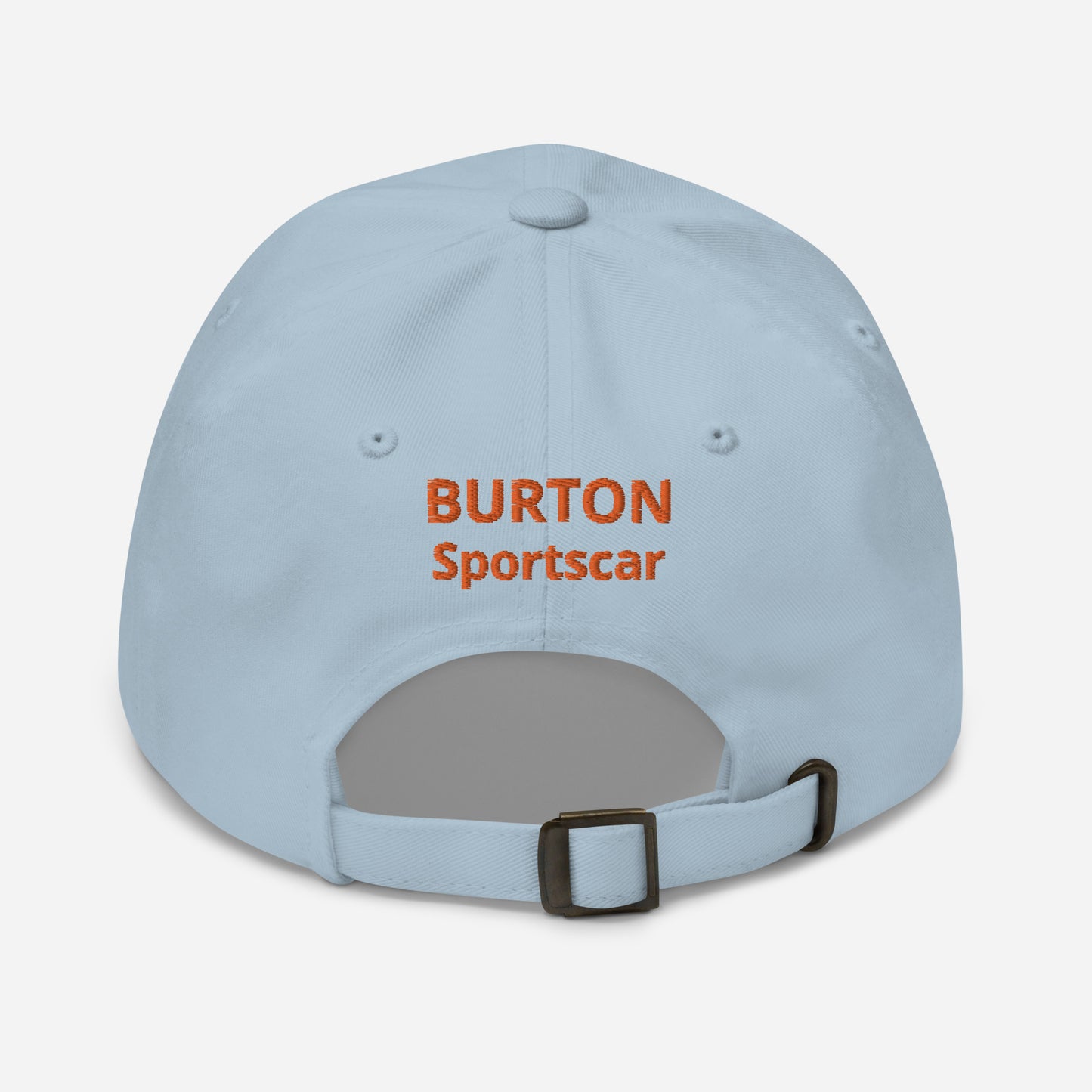 White 3D Puff embroidered cap (front and back) Burton - Black, Navy, Red, Beige, L.Blue or White