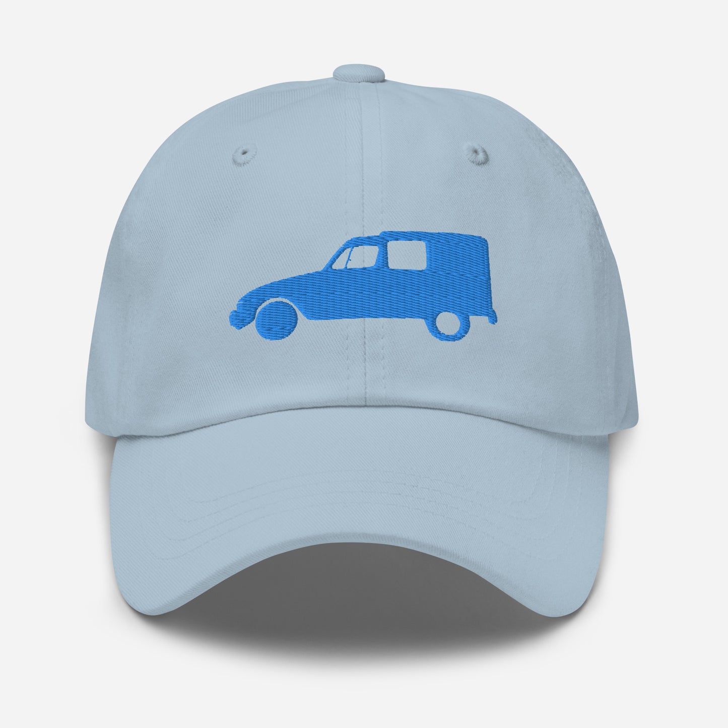 Blauw 3D Puff geborduurde pet (voor en achter) Citroën Acadiane - Zwart, Navy, L.Blauw of Wit