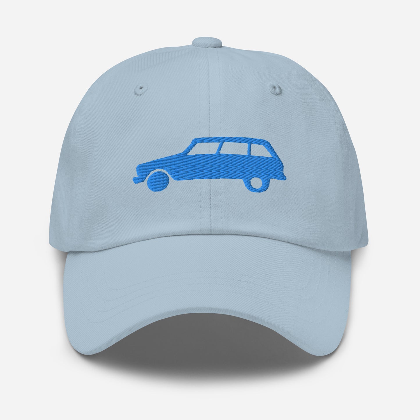 Casquette brodée Bleu 3D Puff (devant et derrière) Citroën Ami8 - Marine, L.Bleu ou Blanc