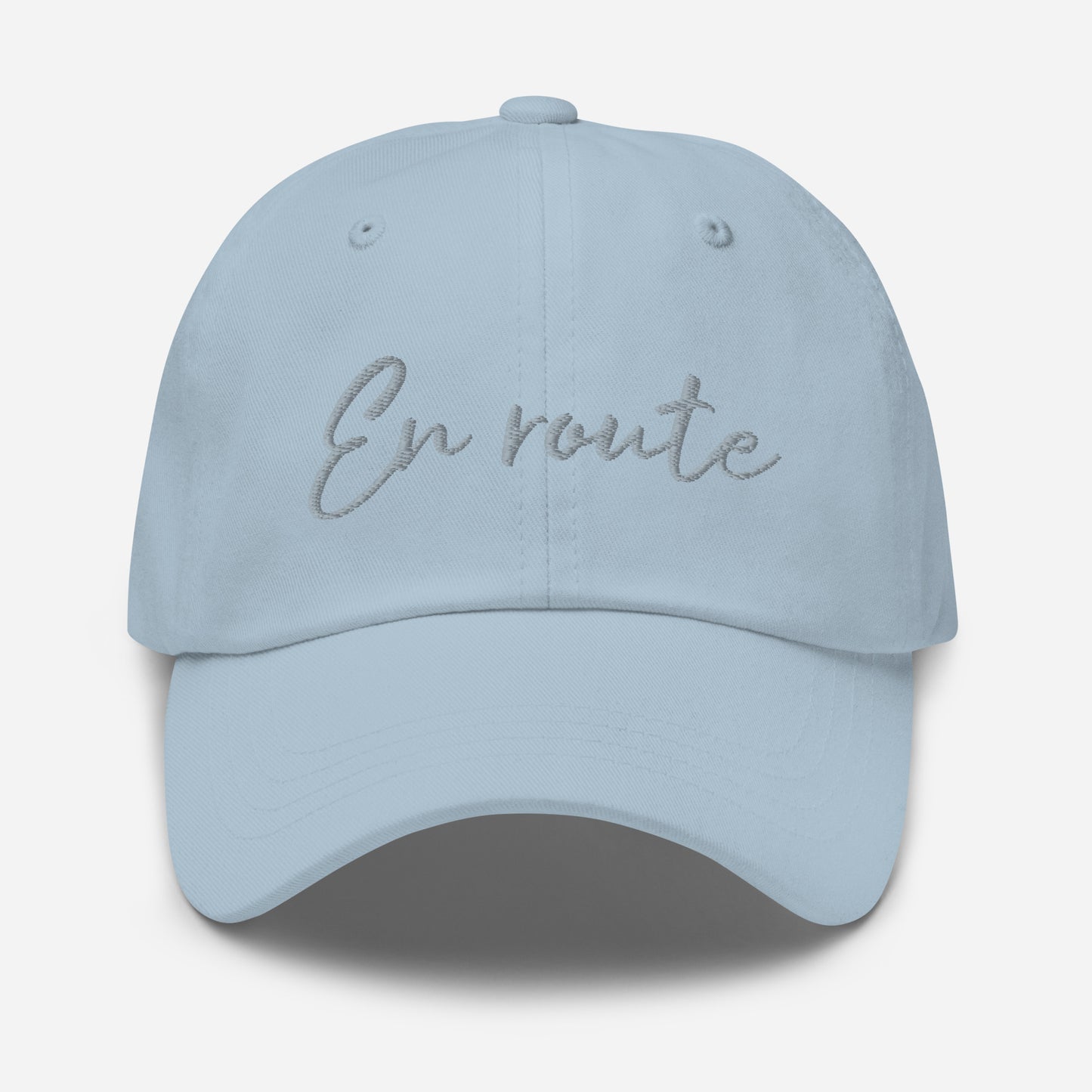 En Route Embroidered (front and back) 2cv cap - Black, Navy, Red, Grey, L.Blue or White