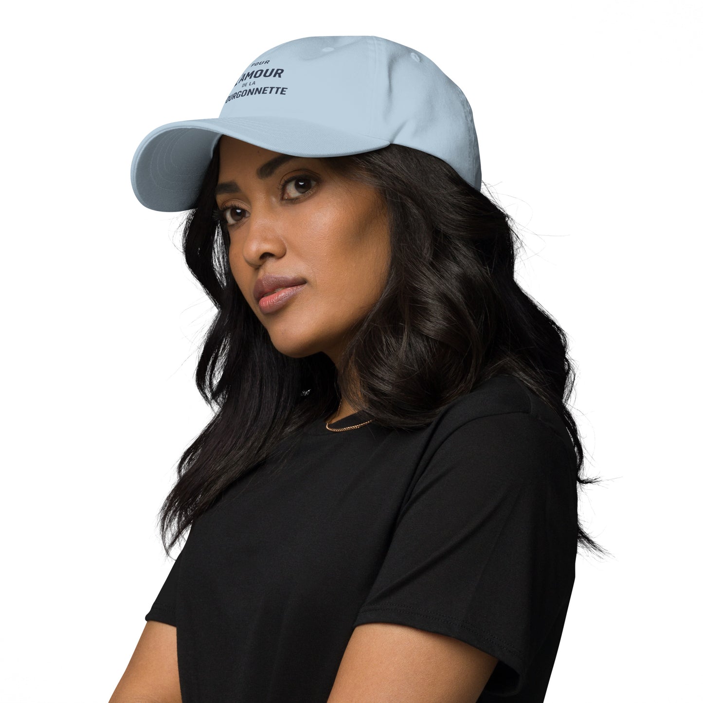 Casquette avec illustration typographique "Pour l'Amour de la Fourgonnette"