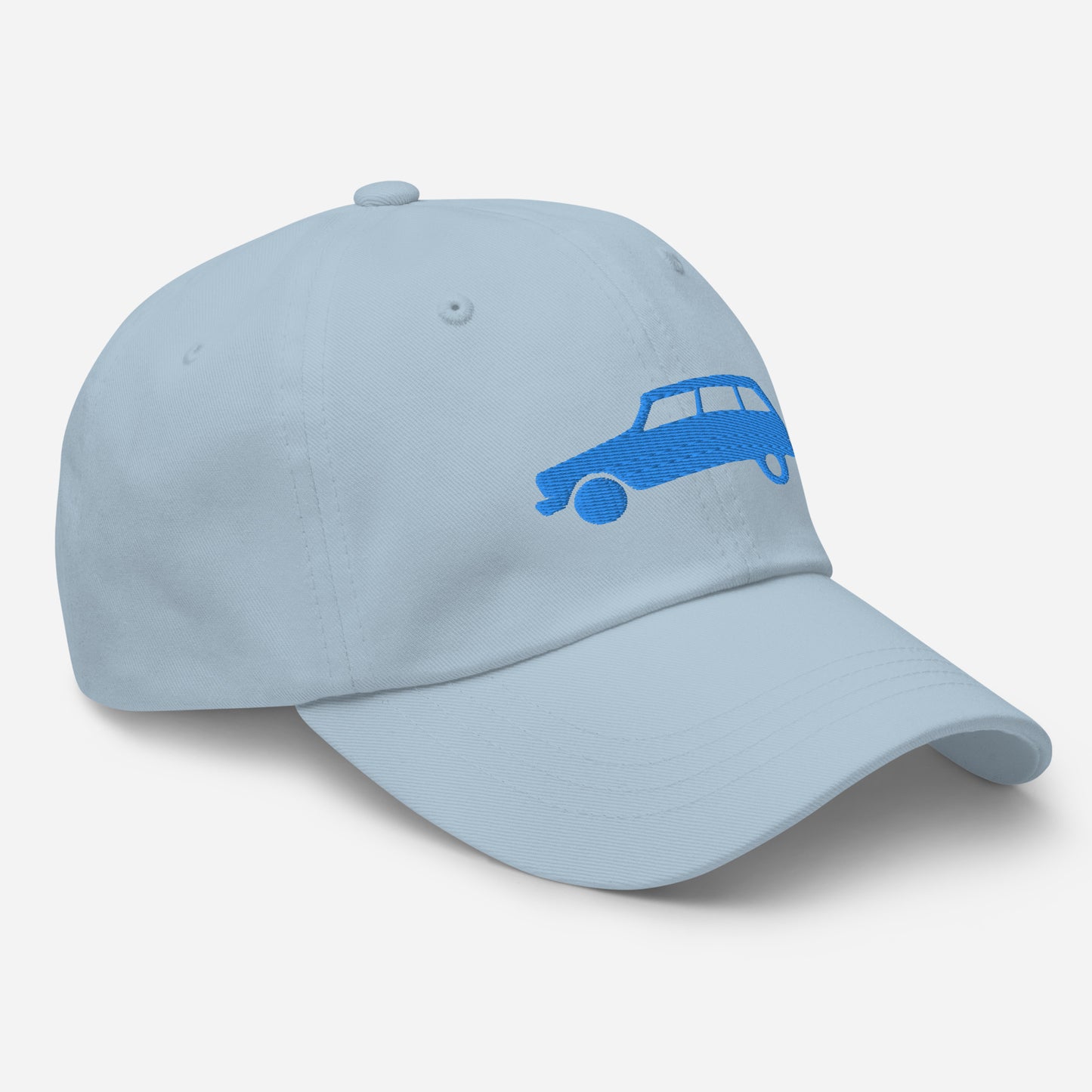 Casquette brodée Bleu 3D Puff (devant et derrière) Citroën Ami8 - Marine, L.Bleu ou Blanc