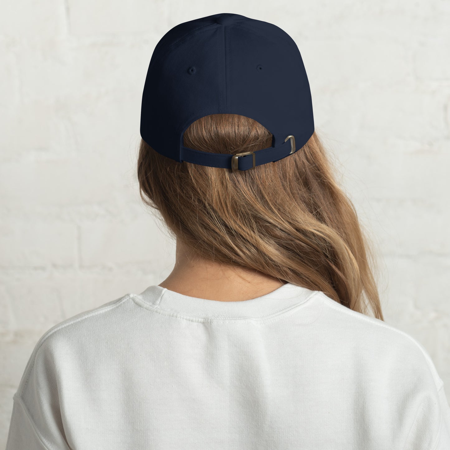 L’amour Dad Cap – Casquette Bleu Clair avec Illustration Typographique « Pour l’Amour de l’AMI6 »
