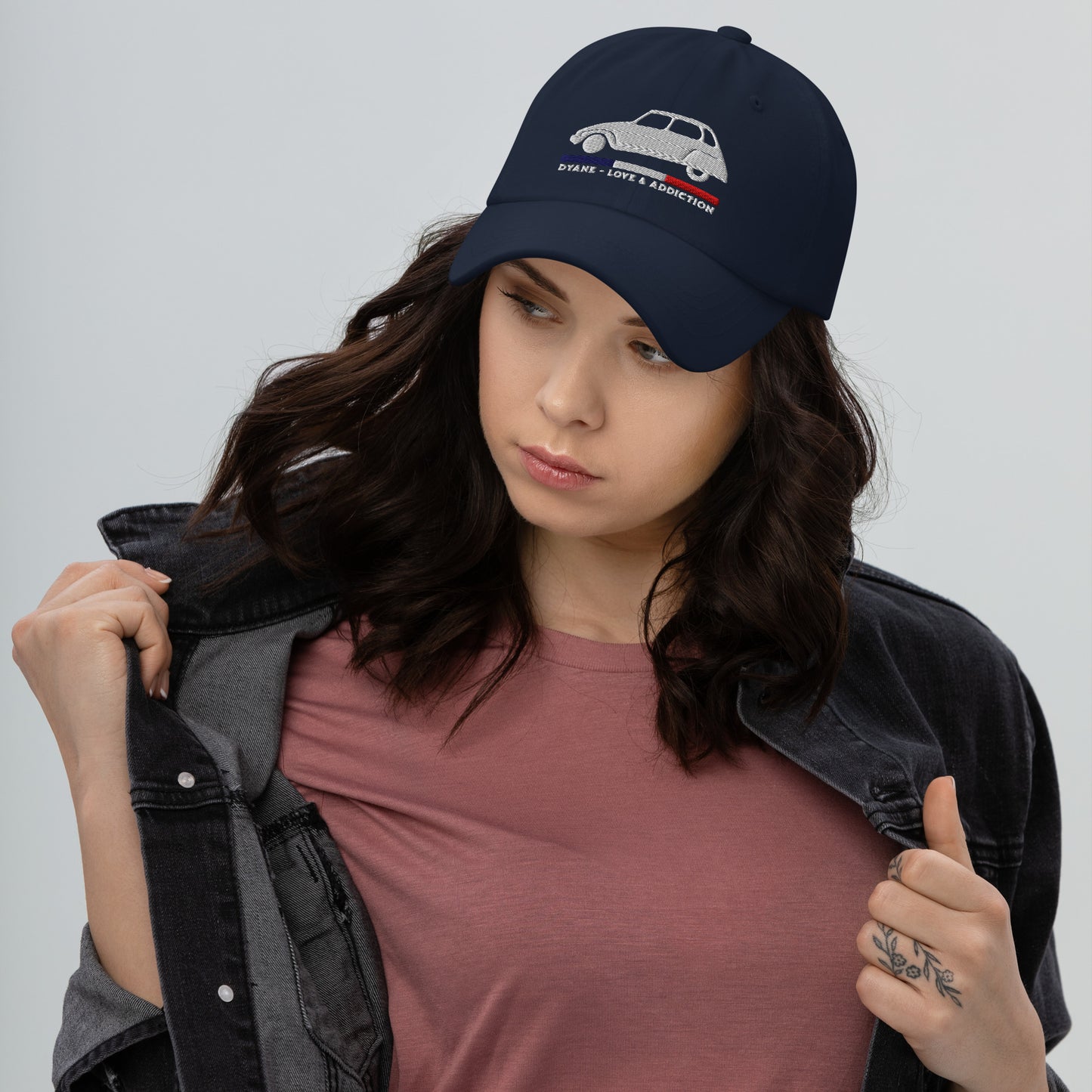 Casquette « Dyane – Amour et Addiction » | Style rétro et touche française