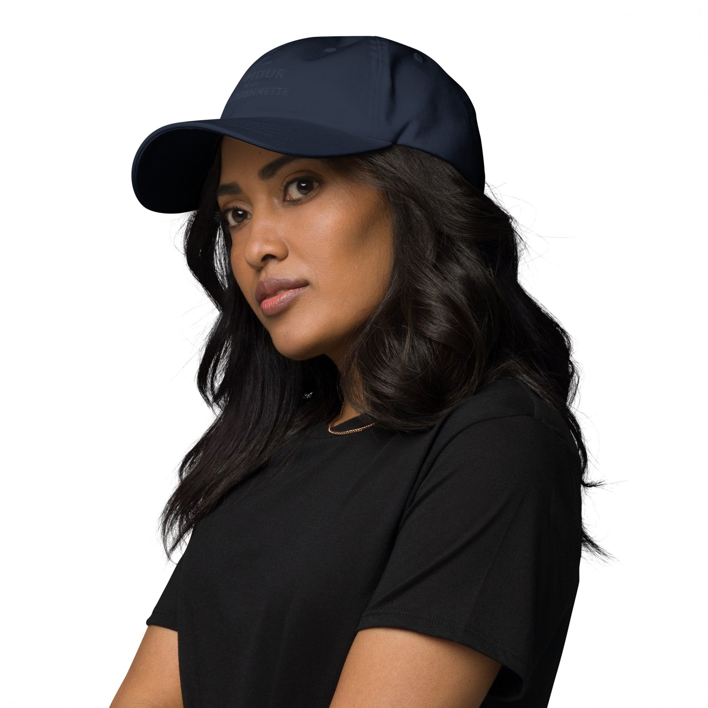 Casquette avec illustration typographique "Pour l'Amour de la Fourgonnette"