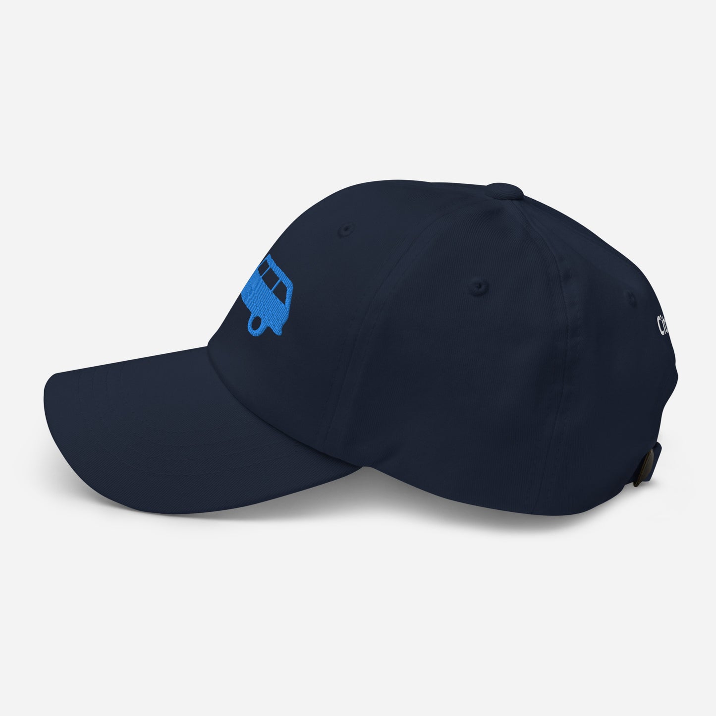 Blue 3D Puff embroidered cap (front and back) Citroën Ami8 - Navy, L.Blue or White