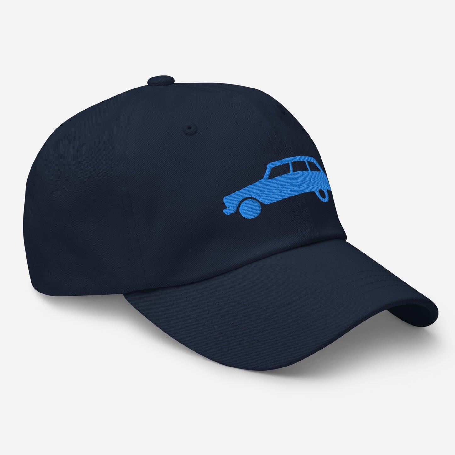 Blue 3D Puff embroidered cap (front and back) Citroën Ami8 - Navy, L.Blue or White