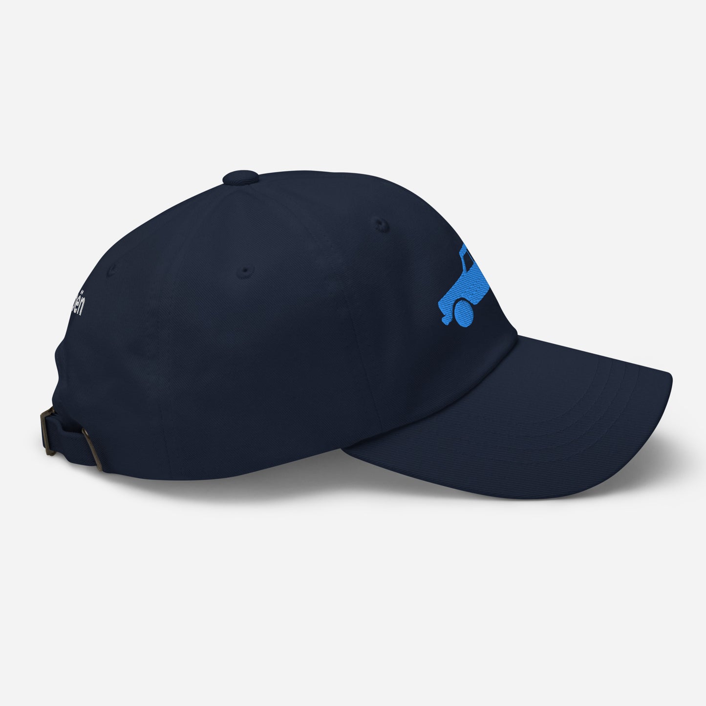 Blue 3D Puff embroidered cap (front and back) Citroën Ami8 - Navy, L.Blue or White