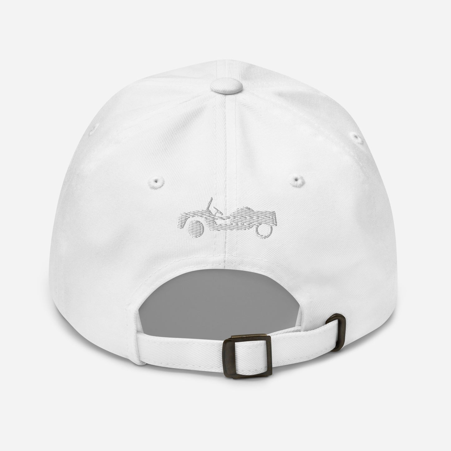 Joie de Vivre Casquette brodée avec une MEHARI brodée au DOS disponible en Noir, Marine, Rouge, Gris, Kaki ou Blanc