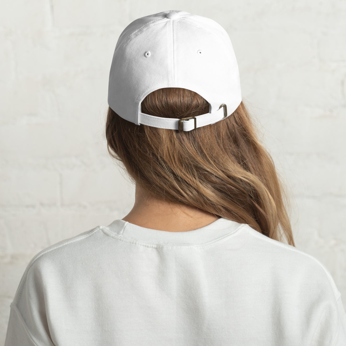 L’amour Dad Cap – Casquette Bleu Clair avec Illustration Typographique « Pour l’Amour de l’AMI6 »