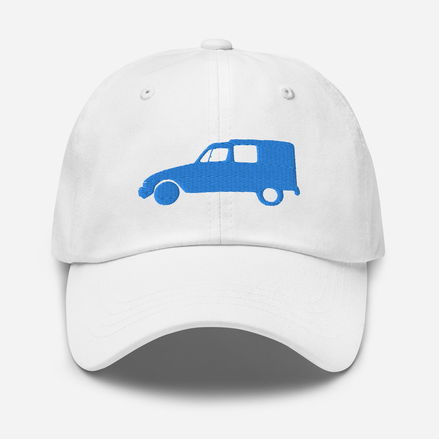 Blue 3D Puff embroidered cap (front and back) Citroën Acadiane - Black, Navy, L.Blue or White