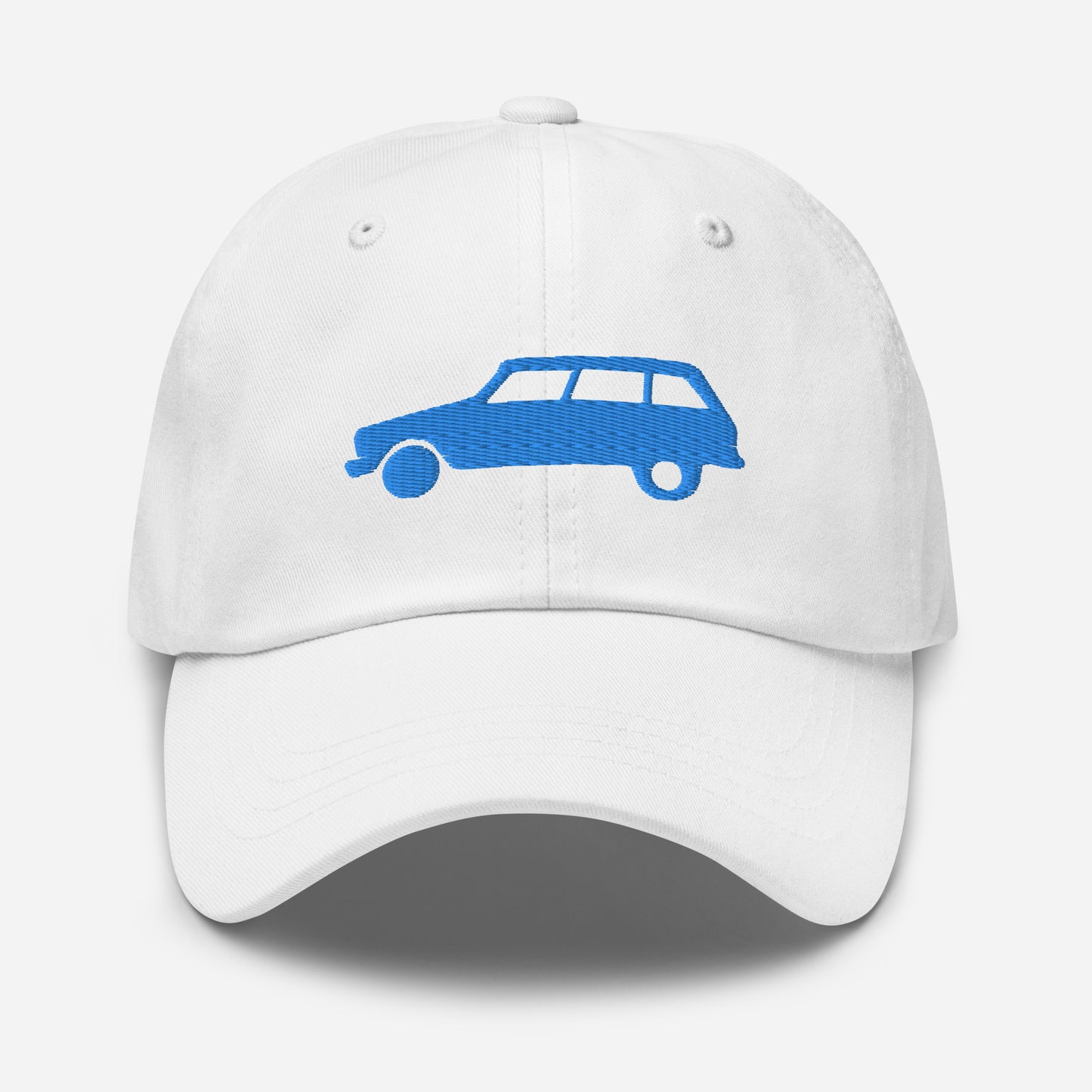 Casquette brodée Bleu 3D Puff (devant et derrière) Citroën Ami8 - Marine, L.Bleu ou Blanc