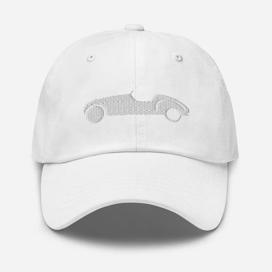White 3D Puff embroidered cap (front and back) Burton - Black, Navy, Red, Beige, L.Blue or White