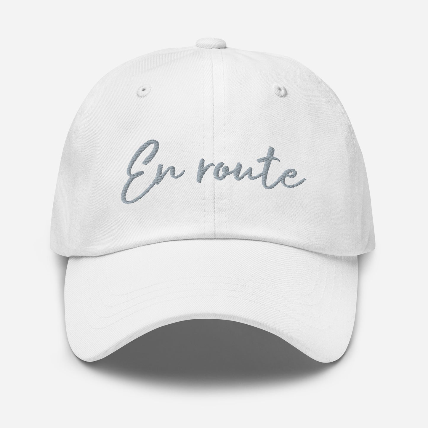 En Route Embroidered (front and back) Ami6 cap - Black, Navy, Red, Gray, L.Blue or White