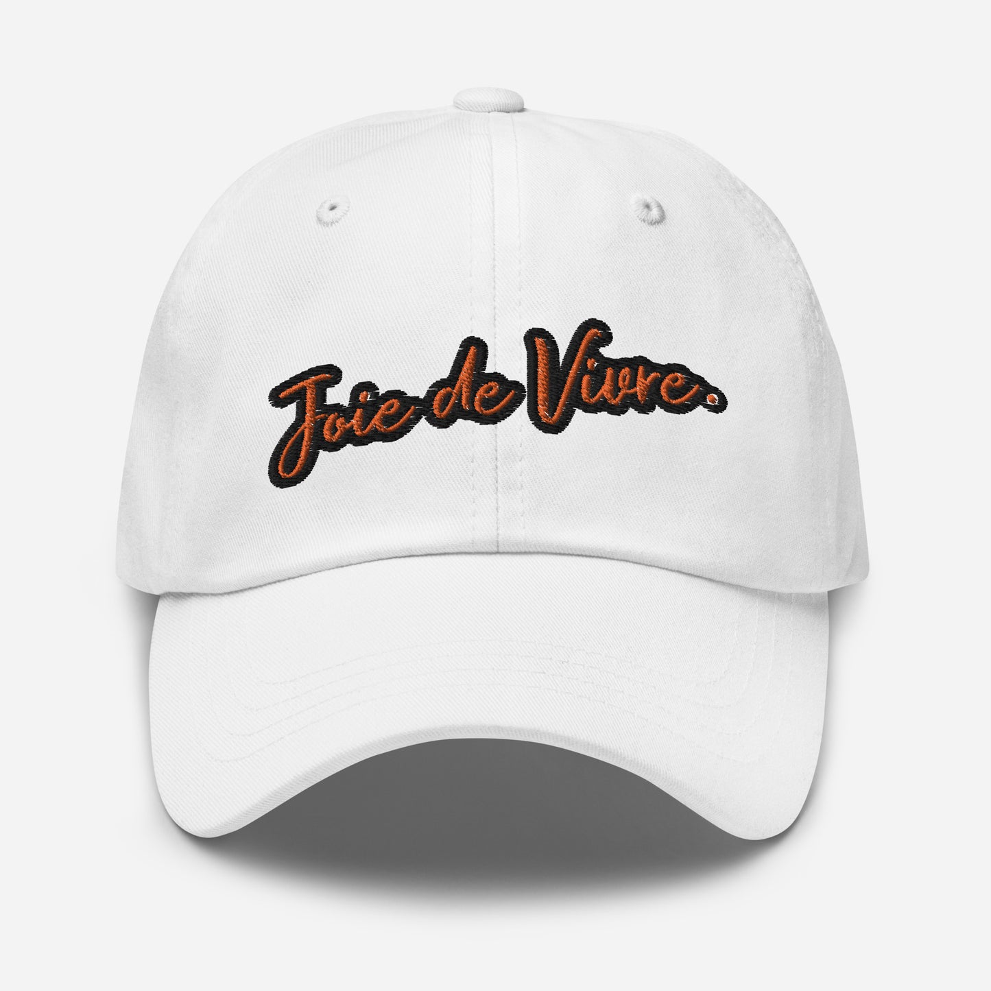 Joie de Vivre Embroidered Cap with a BURTON Sportscar embroidered on the BACK available in Black, Navy, Red, Grey, Khaki or White