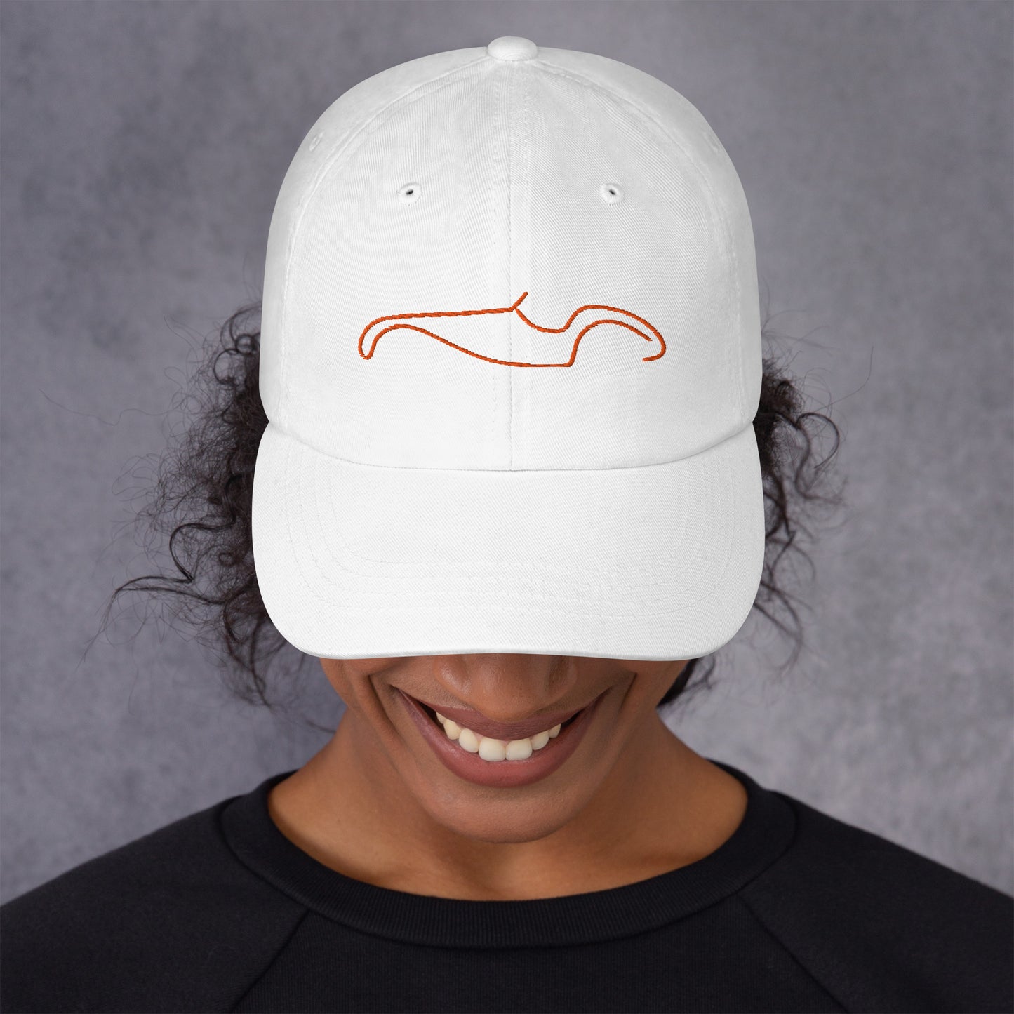 Premium Chino Cap – Silhouette Collection: Burton Sportscar Line Art