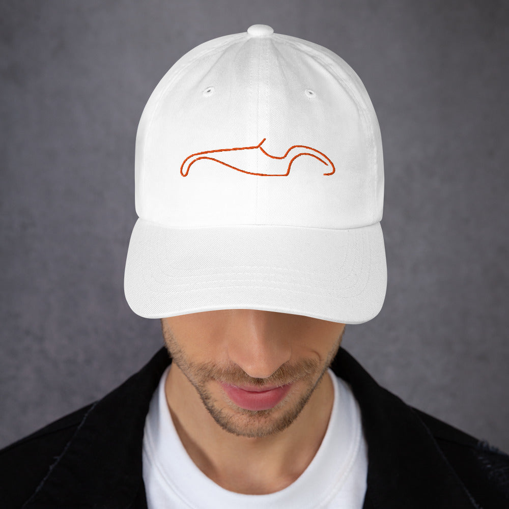 Premium Chino Cap – Silhouette Collection: Burton Sportscar Line Art