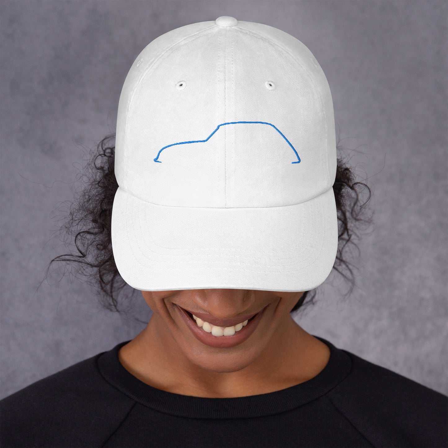 Casquette chino premium – Collection Silhouette : Illustration de la Citroën Dyane