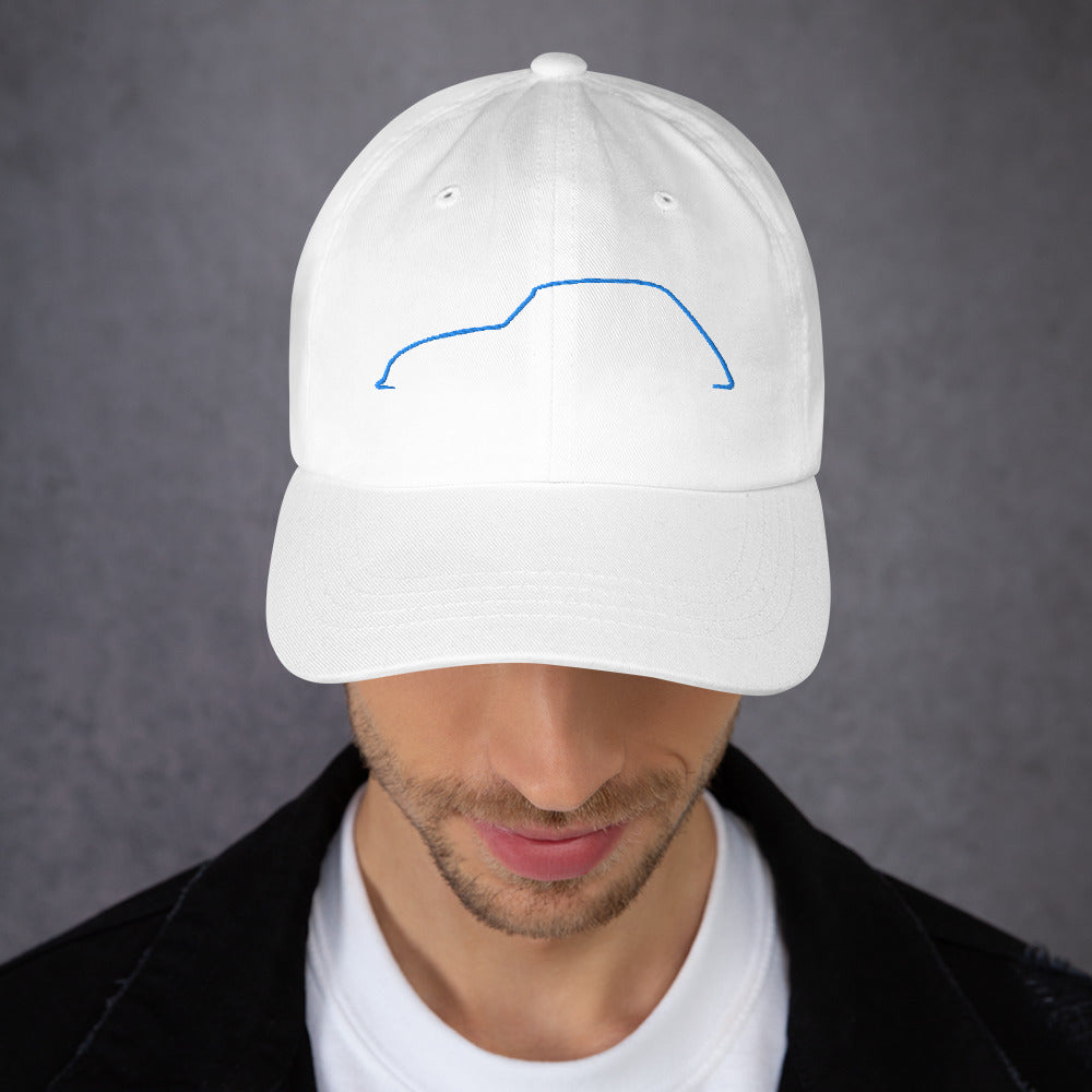 Casquette chino premium – Collection Silhouette : Illustration de la Citroën Dyane
