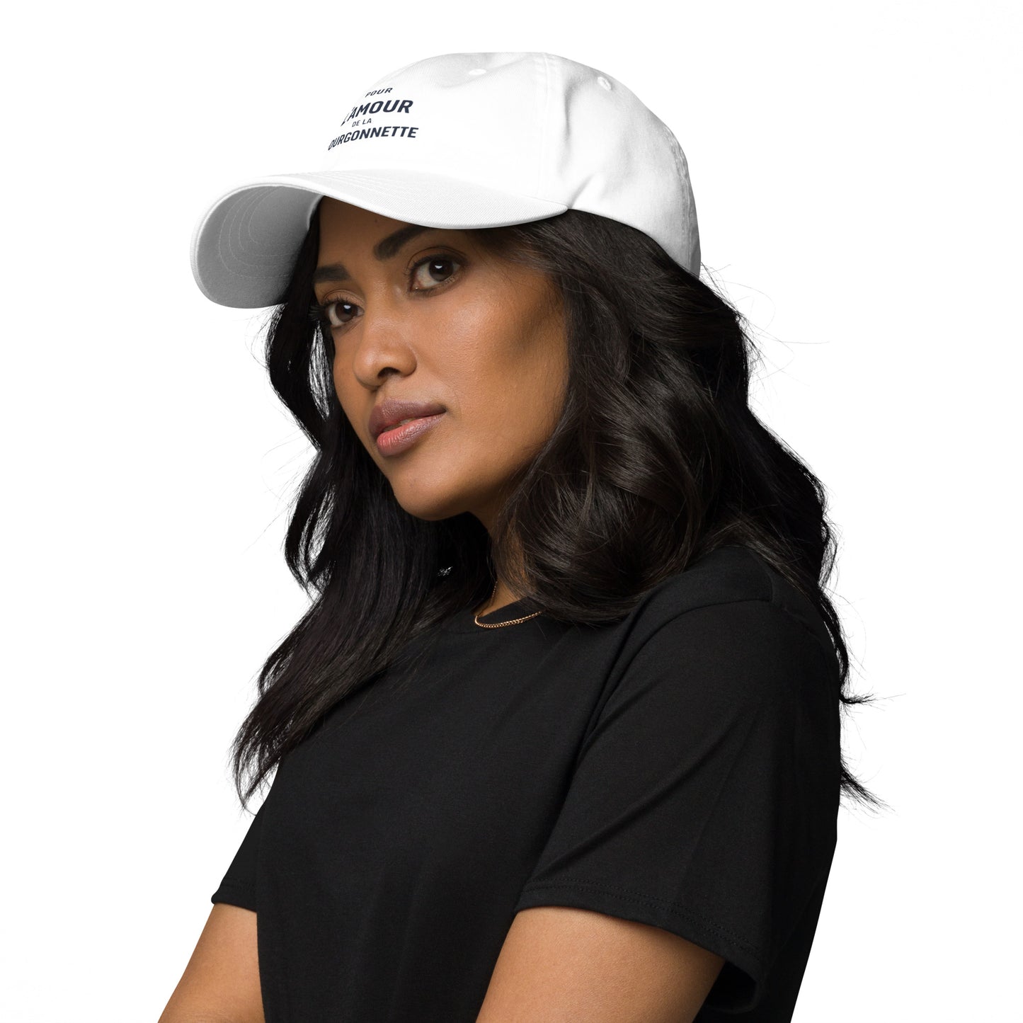 Casquette avec illustration typographique "Pour l'Amour de la Fourgonnette"