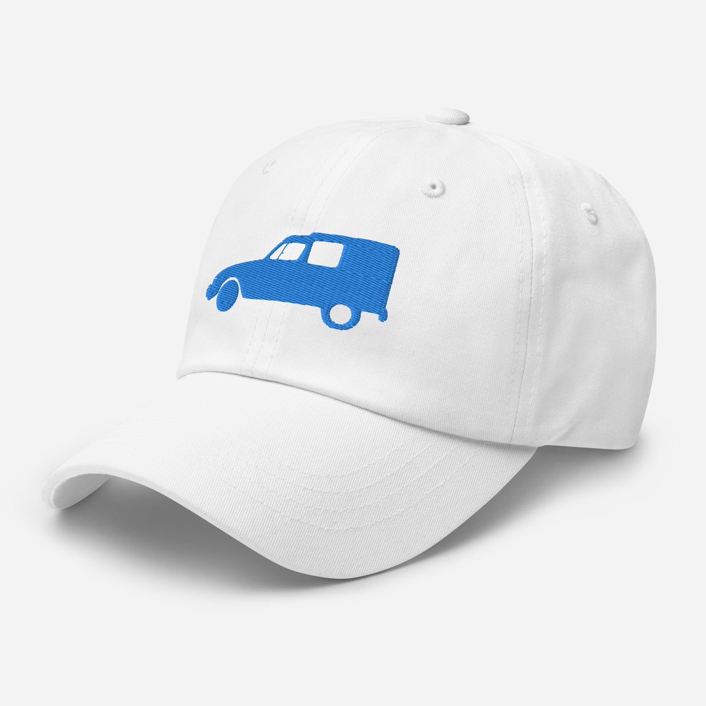 Blue 3D Puff embroidered cap (front and back) Citroën Acadiane - Black, Navy, L.Blue or White