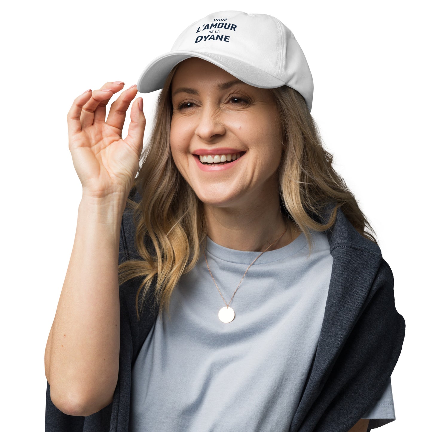 L’amour Dad Cap – Casquette à Illustration Typographique « Pour l’Amour de la Dyane »