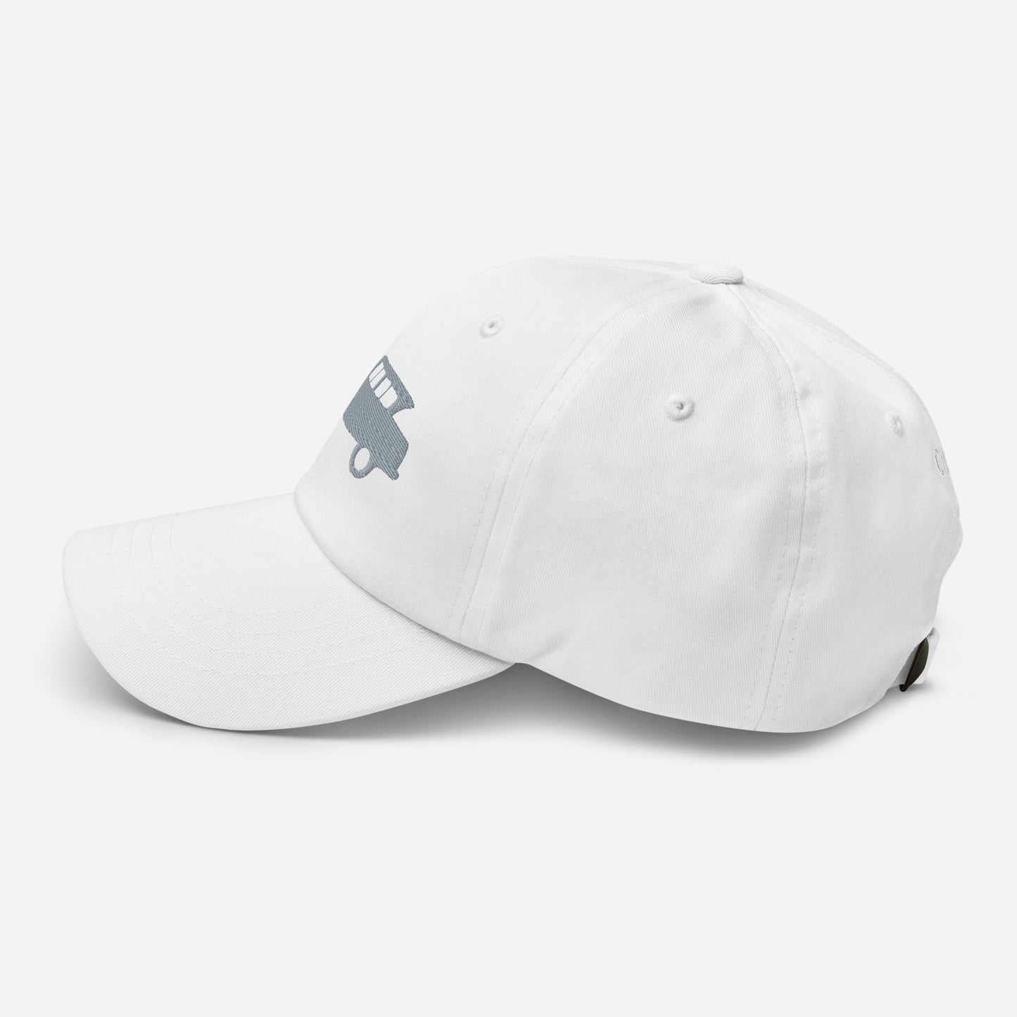 Gray 3D Puff embroidered cap (front and back) Citroën Ami6 - Black, Red, D.Gray or White