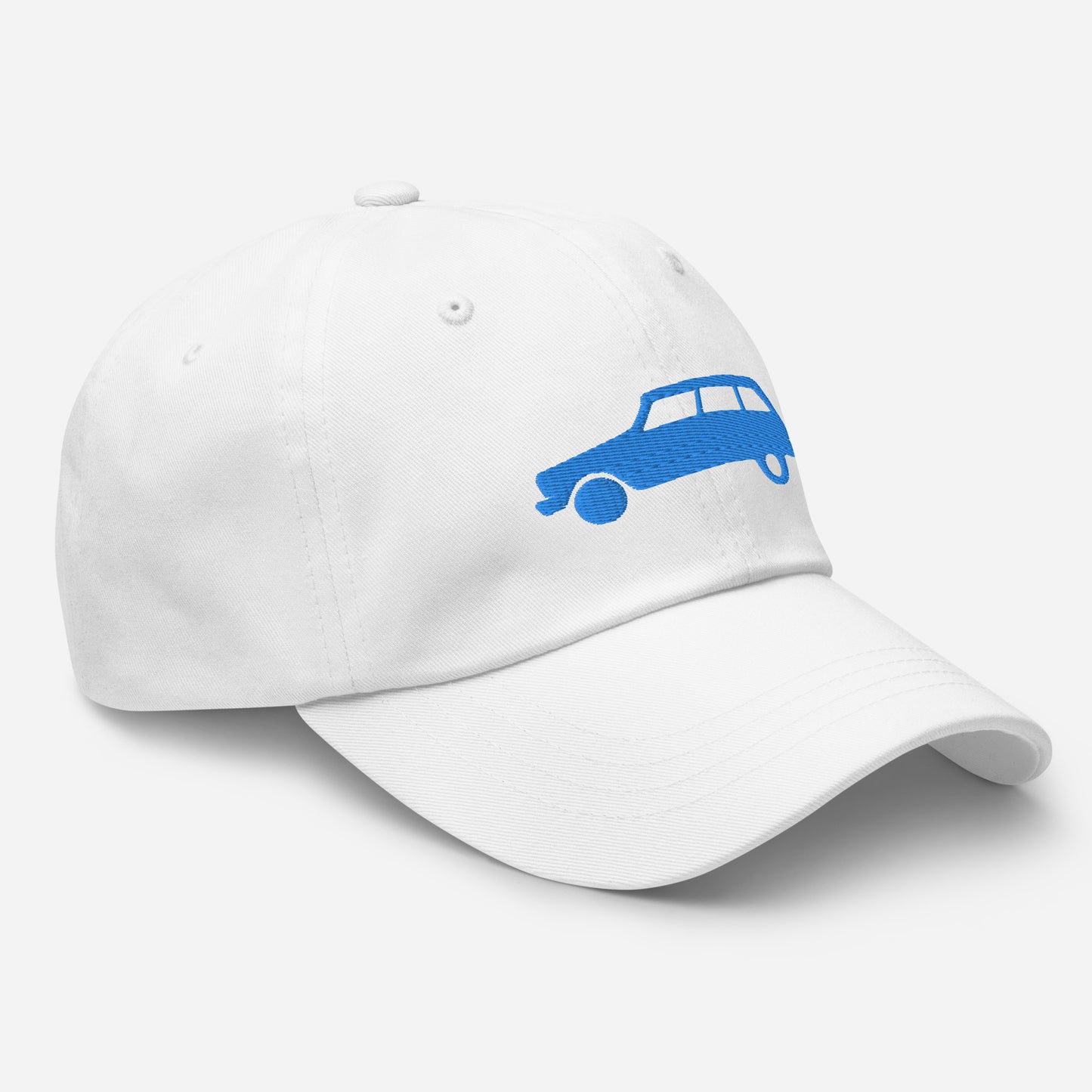 Casquette brodée Bleu 3D Puff (devant et derrière) Citroën Ami8 - Marine, L.Bleu ou Blanc