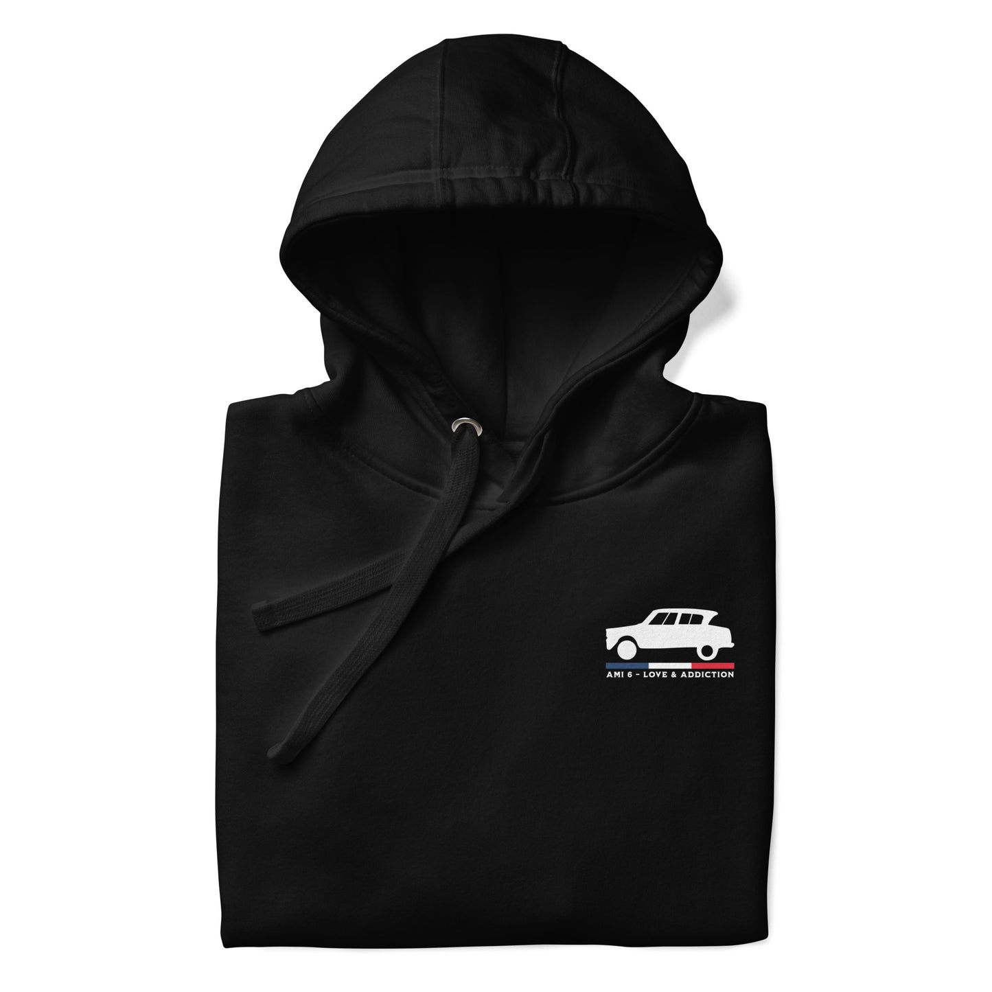 Hoodie “Ami 6 – Love & Addiction” | Streetwear met Franse retrostijl