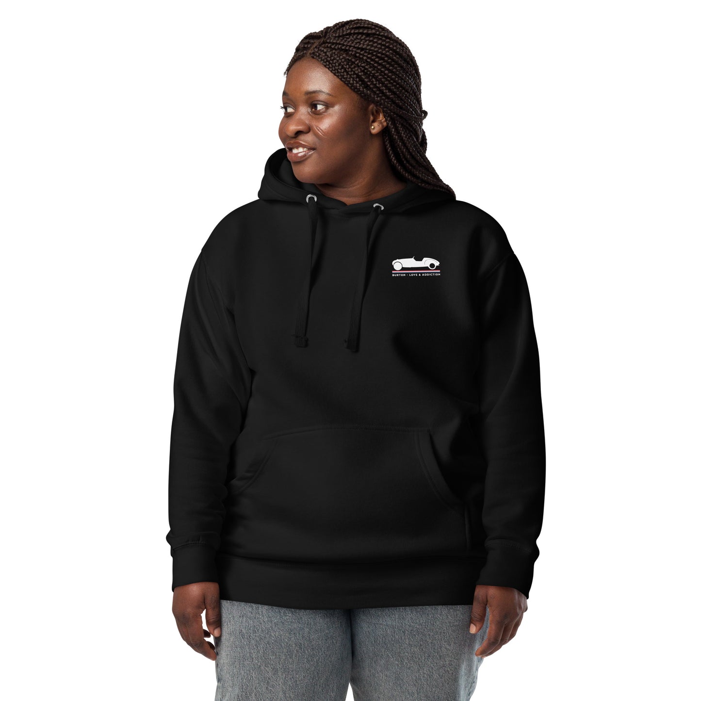 Premium Hoodie “Burton – Love & Addiction” | Comfort en karakter in één