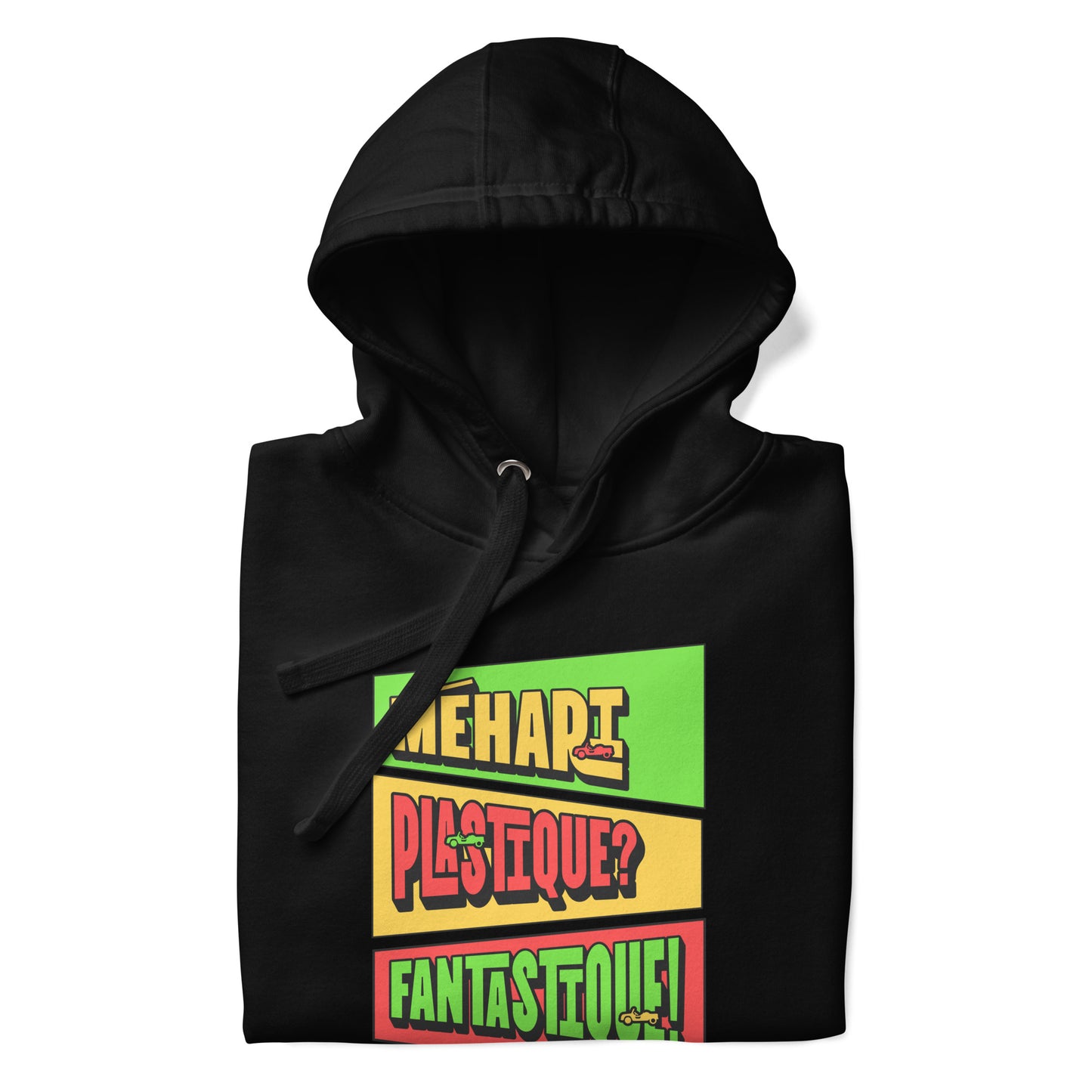 Méhari Hoodie - Plastique? Fantastique! | Unisex | Zwart