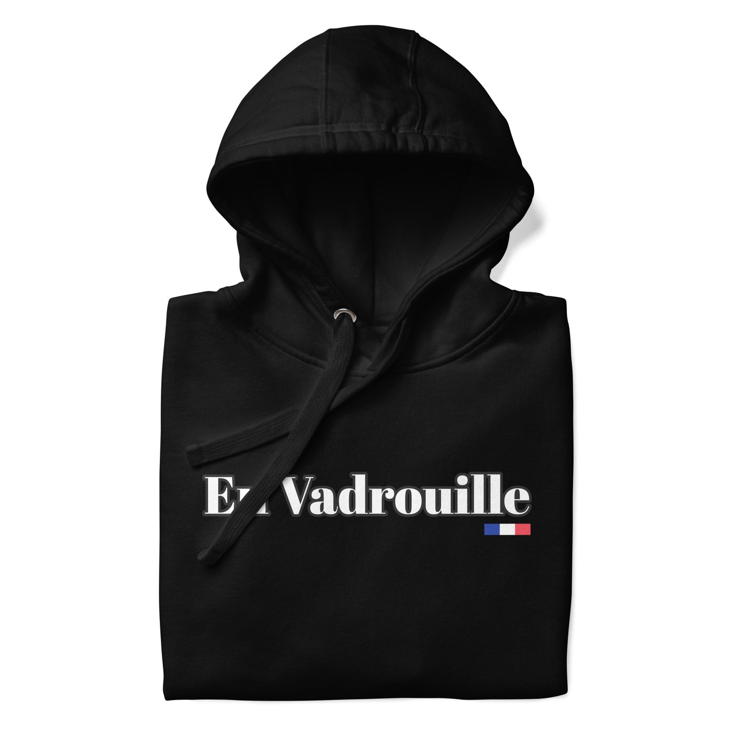 De Zachtste Unisex Hoodie met Franse Flair – "Le Vadrouille" verkrijgbaar in Zwart, Navy, Grijs of Wit