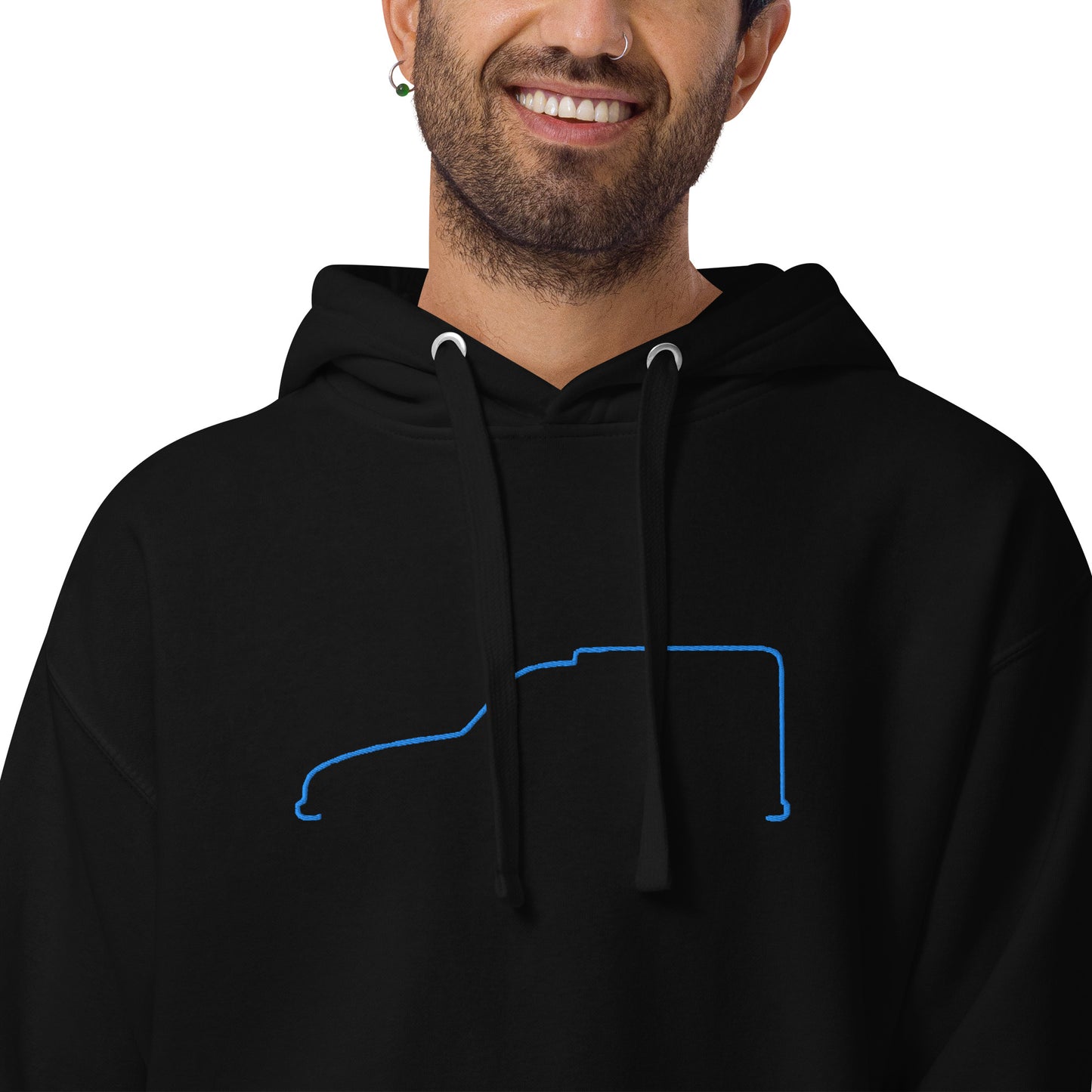 Premium Hoodie – Silhouette Collection Citroën Acadiane Line Art
