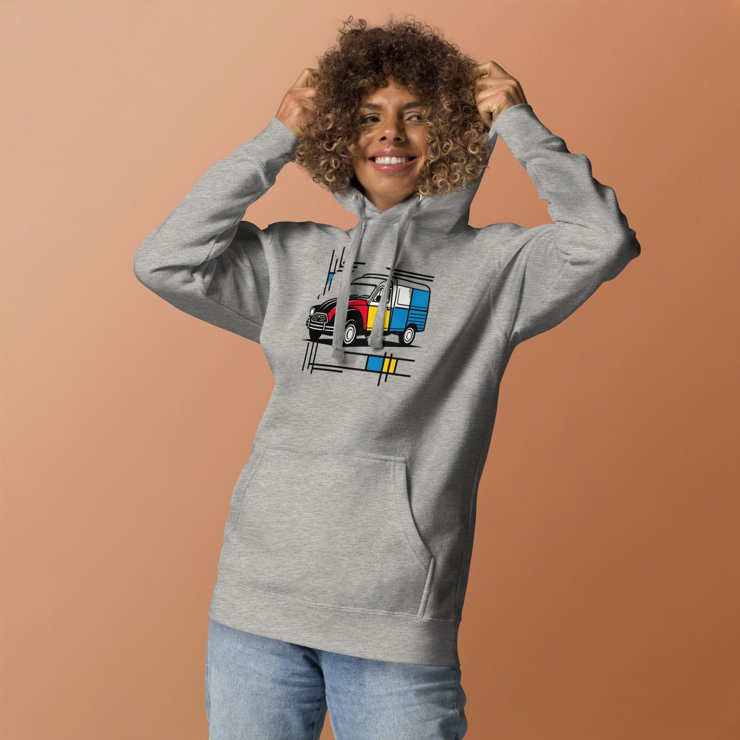 Premium Mondrian Hoodie – Citroën Acadiane Edition