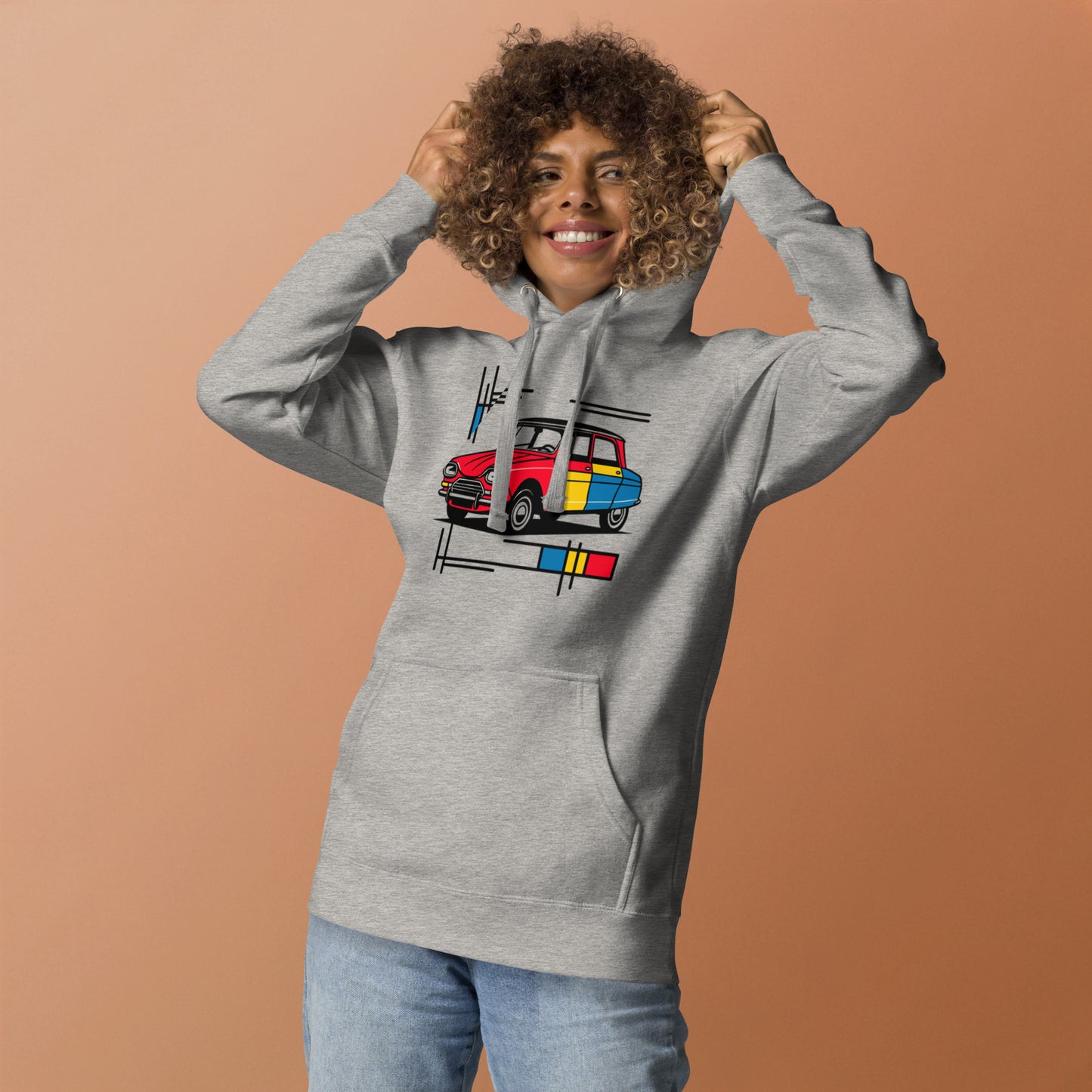 Premium Mondriaan Hoodie – Citroën Ami 6 Edition