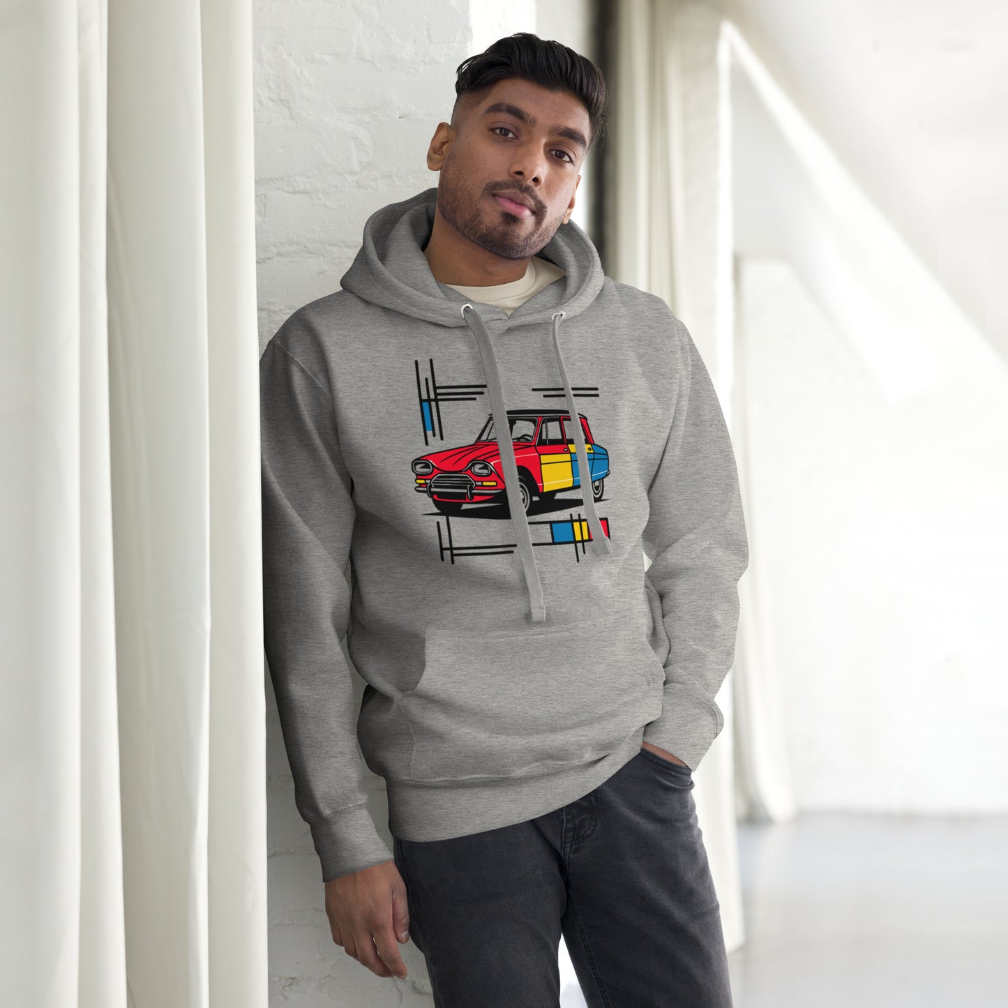 Premium Mondriaan Hoodie – Citroën Ami 6 Edition