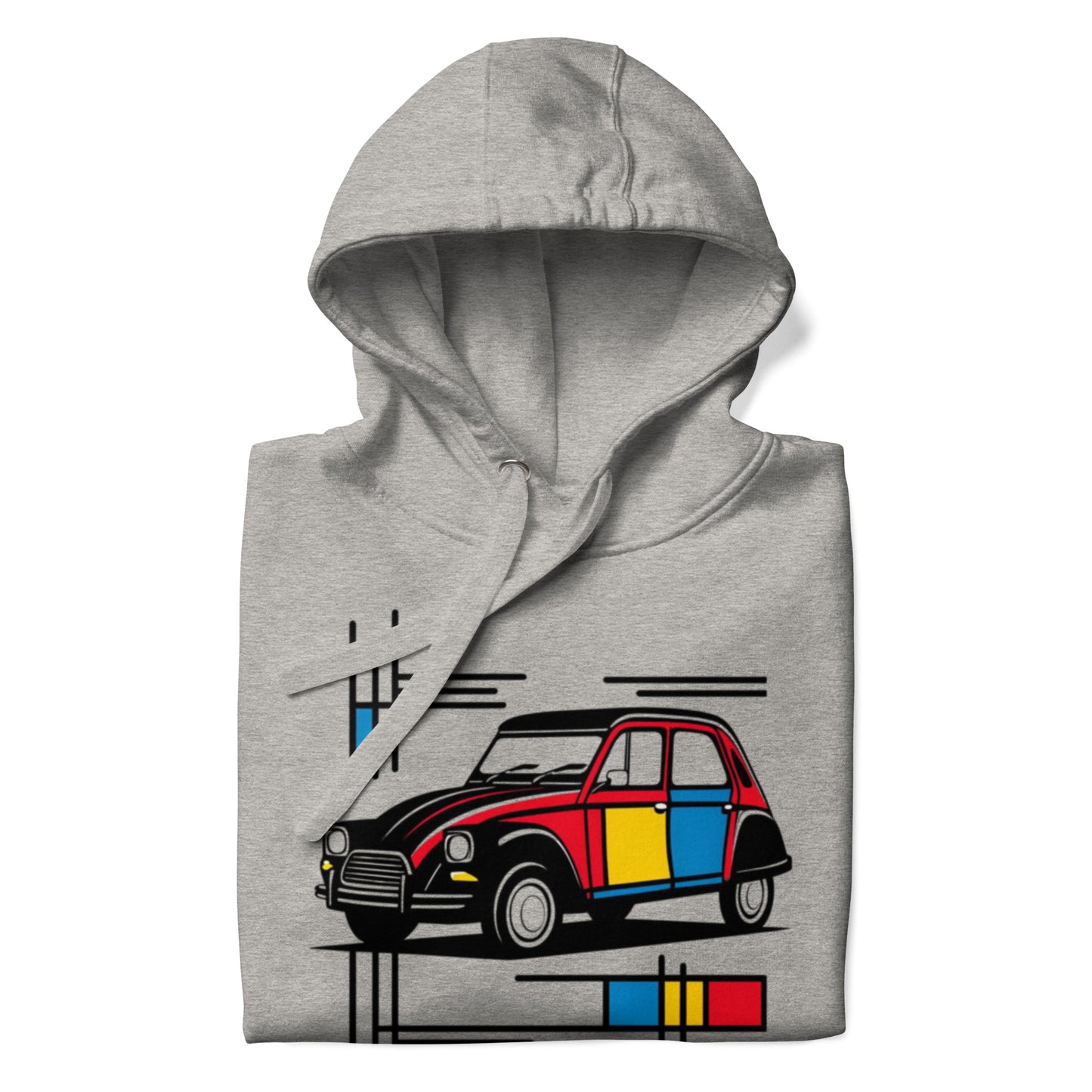 Premium Mondriaan Hoodie – Citroën Dyane Edition