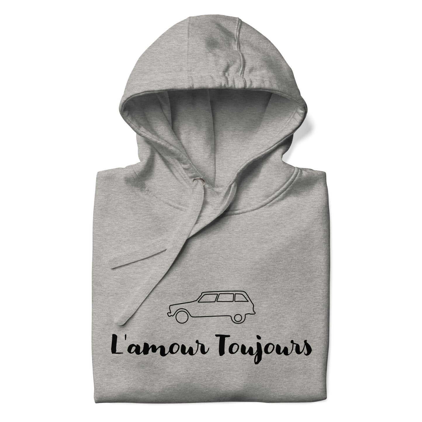 L'amour Toujours Citroën Ami8 Hoodie Unisex - Gray or White