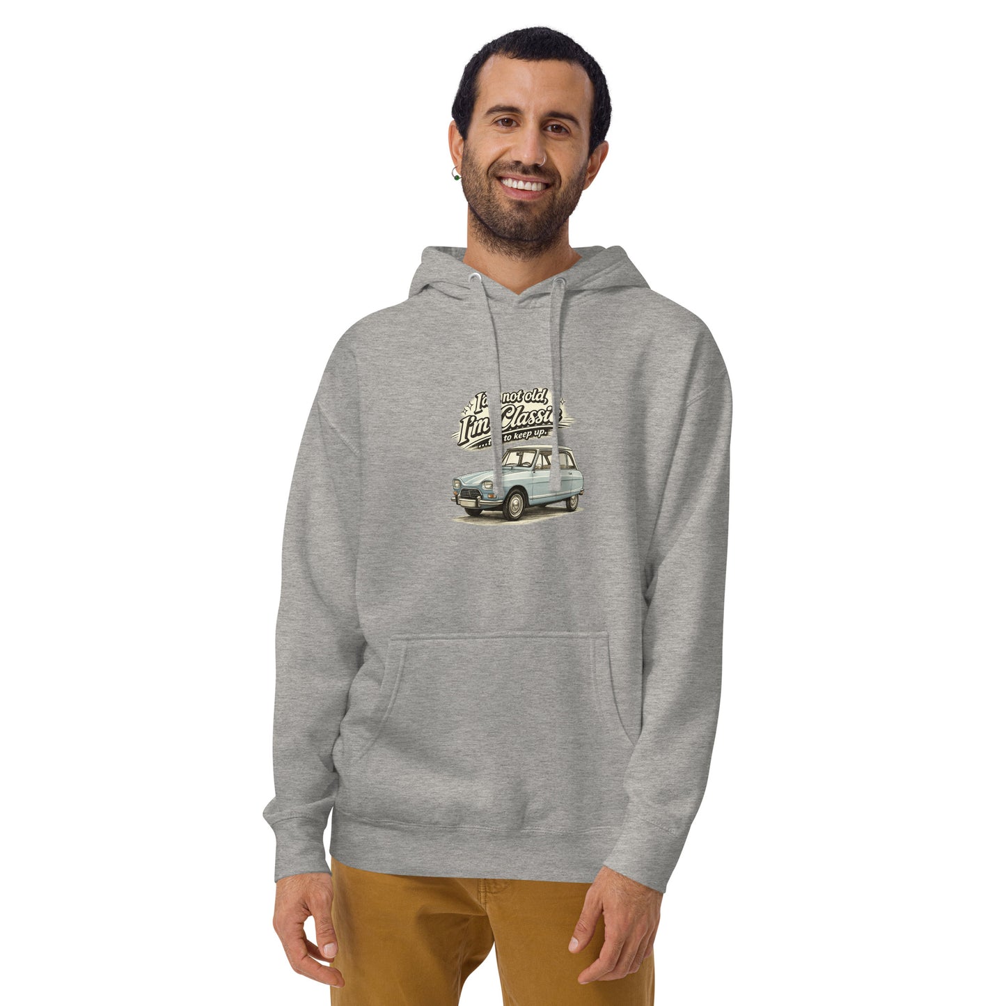 Premium Hoodie Citroën Ami 8 – Classic Car Illustration | Classic Collection