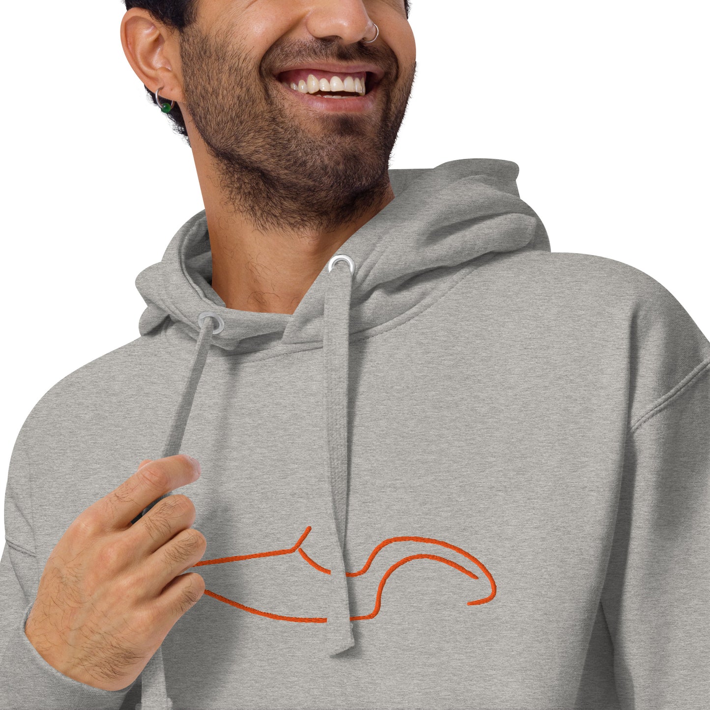 Sweat à capuche premium – Collection Silhouette Burton Sportscar Line Art